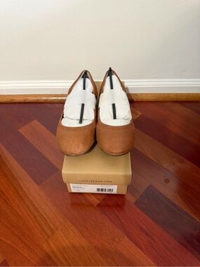 Lucky Brand Chestnut Brown Suede Ballet Flats